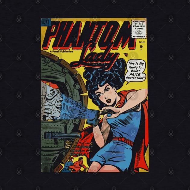 PHANTOM LADY / Vintage Comic Book by RCDBerlin